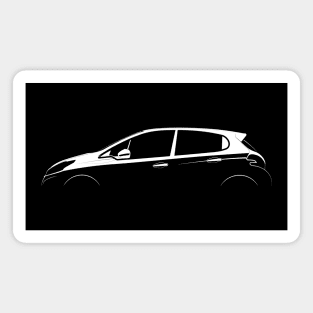 Peugeot 208 (2012) Silhouette Magnet